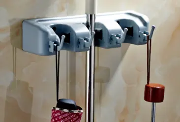 Plastic Mop Hook Wall Hanging Multifunctional Card