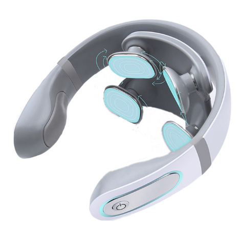 Wireless Electronic Neck Massager 4D Shiatsu Cervical Massager Stiff Neck Massage Health Care Therapy Pulse Pain Relief Four Head Massage - Shop at LoveMi