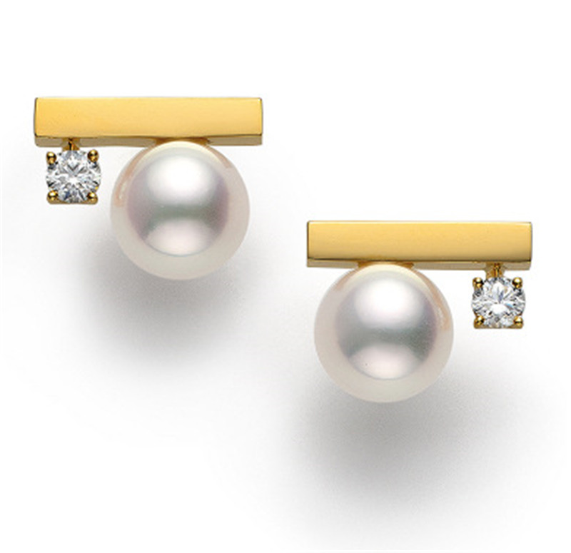 Pearl Necklace Earrings Earrings Clavicle Chain