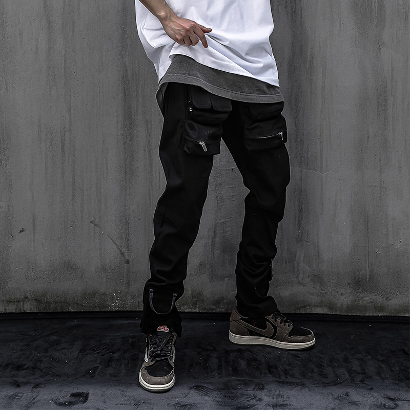 Big Pocket Overalls Trendy Brand Loose Men