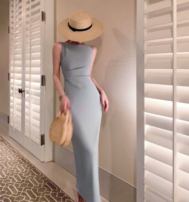 Luhe Garment French Retro Hepburn Dress 