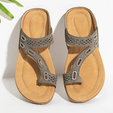 Summer Slippers Women's Shoes Slippers Women - Khaki