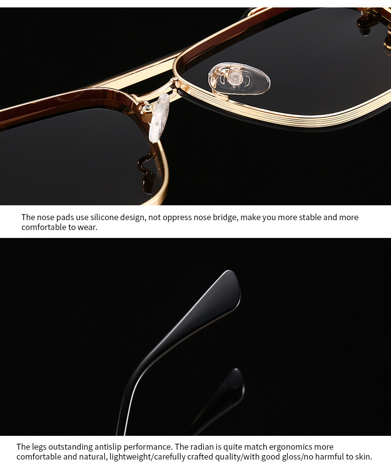 Title 4, Sunglasses Glasses Modern Retro Square Frame Su...