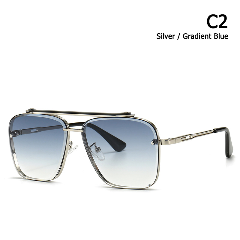 Title 6, Sunglasses Glasses Modern Retro Square Frame Su...