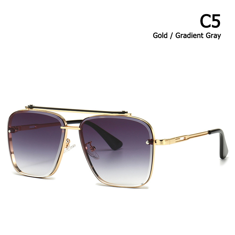 Title 7, Sunglasses Glasses Modern Retro Square Frame Su...