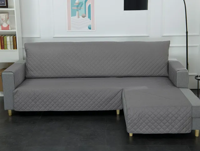Chaise Sofa Cushion Pet Anti Fouling Non Stick Hair Machine Washable All Seasons Sofa Cover One Back Towel Gray - Shop at LoveMi