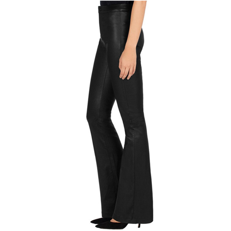 Classic Retro Women's Trousers European And American Style High Waist Slim Flared Pants