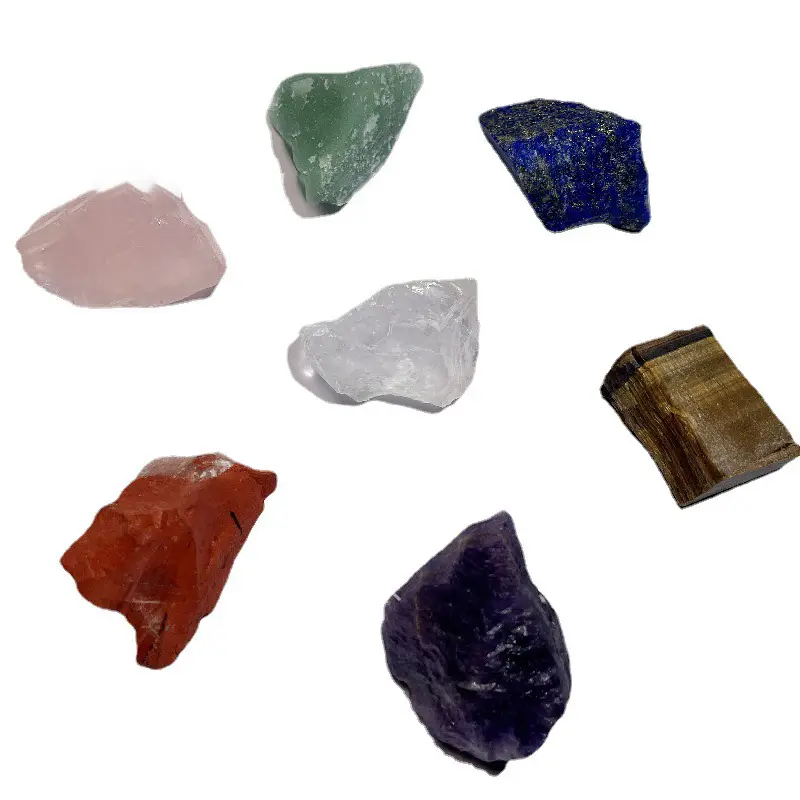 Wholesale Amazon Seven Chakra Natural Crystal Rough