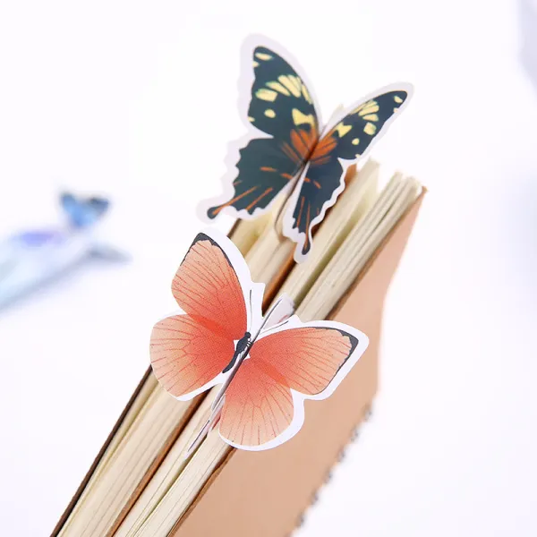 Paper Butterfly Bookmark Set