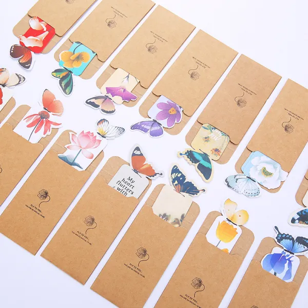 Paper Butterfly Bookmark Set lifestyle photo 3