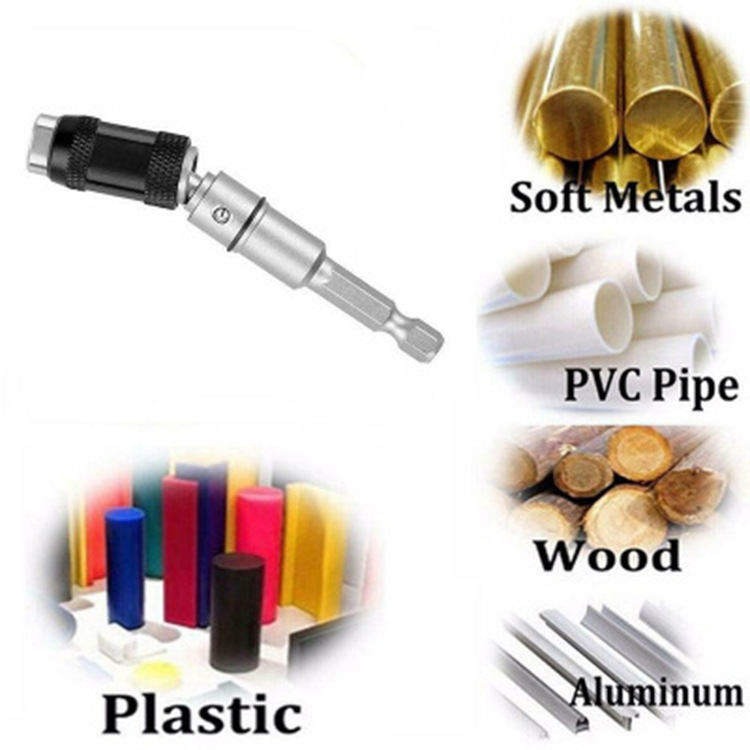 Magnetic Slectric Drill Bit Screwdriver Folding Converter Universal Connecting Rod