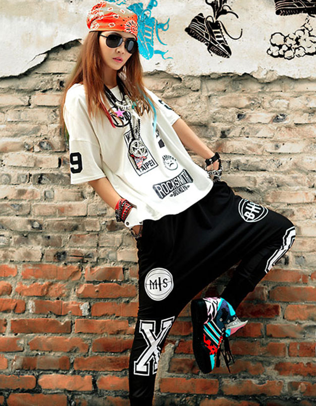  Spring And Summer Hip-hop Street Fashion People In Europe And America Round Neck Loose-fitting Women's T-shirt Fashion Brand Women's Clothing On Behalf Of