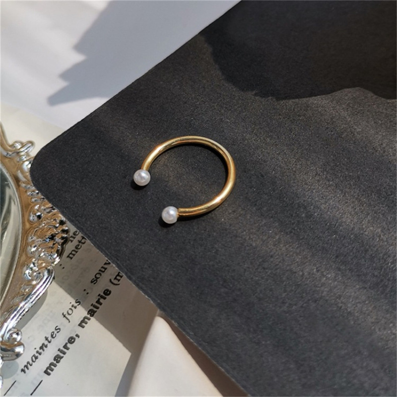 Personalized Simple Geometric C-Shaped Ring Ring Fashion Hip-Hop Joint Index Finger Ring Opening