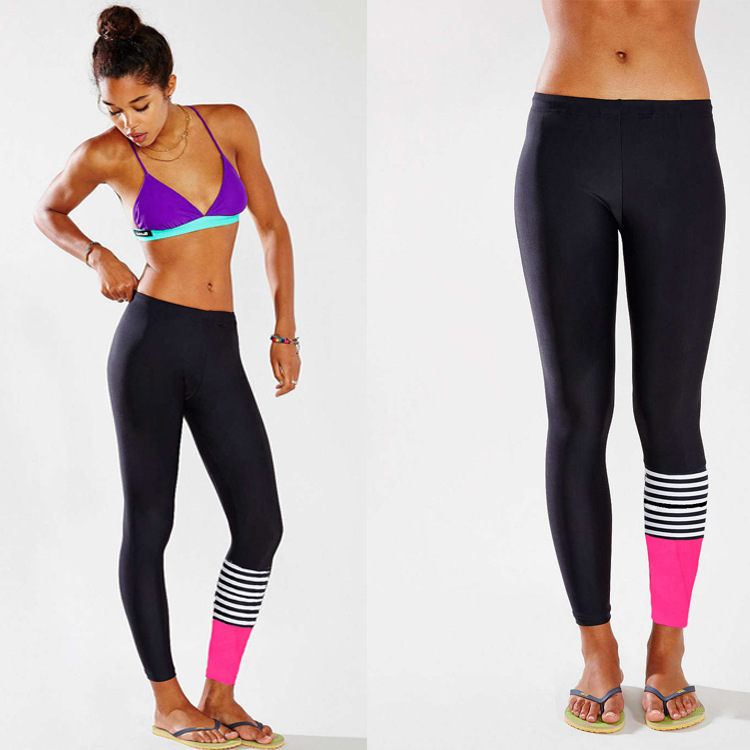 Title 3, Leggings Estivi e Leggings Sportivi a Righe Ela...