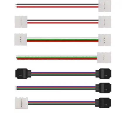 Rgb Lamp With Double Head Welding-Free Buckle
