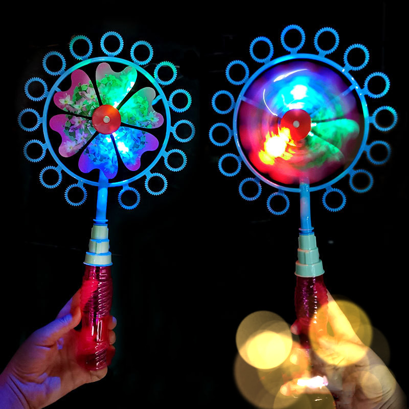 Title 2, Luminous Windmill Bubble Machine Children