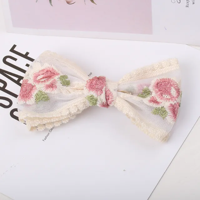 Cute Japanese Back Head Clip Headdress Rose Bows - Shop at LoveMi