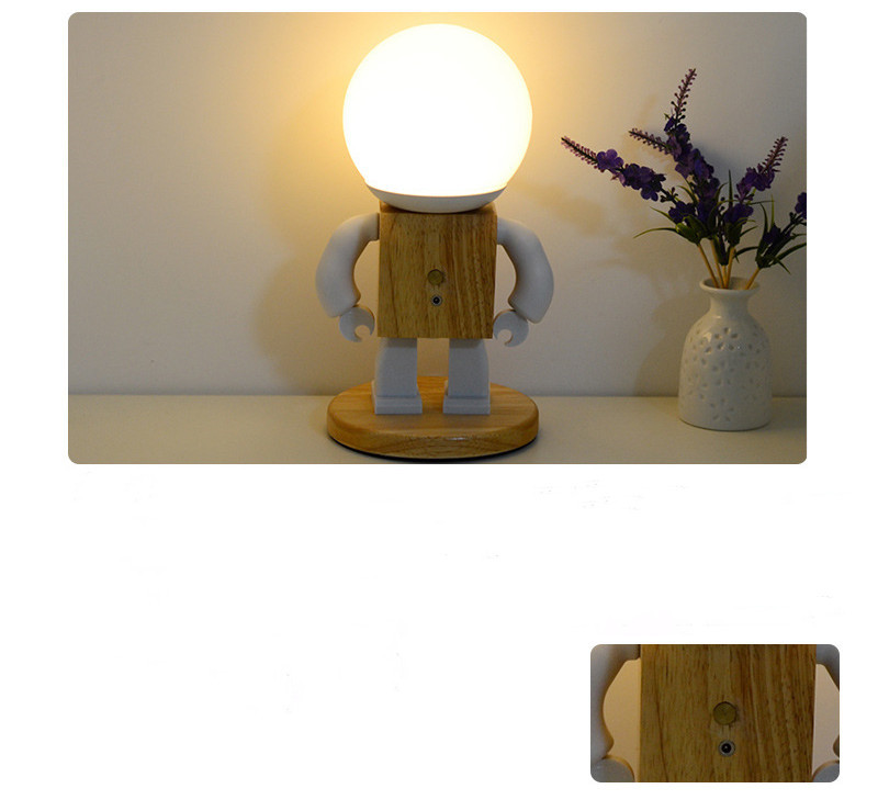 Robot Night Light Table Lamp, picture 3 of 4