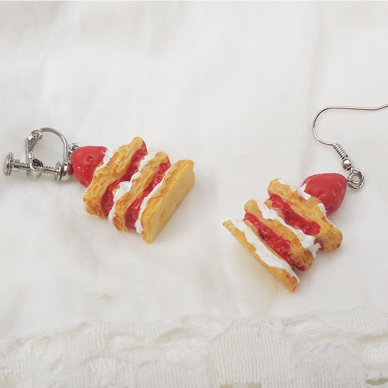 S925 Silver Earrings Sweet Net Red Earrings