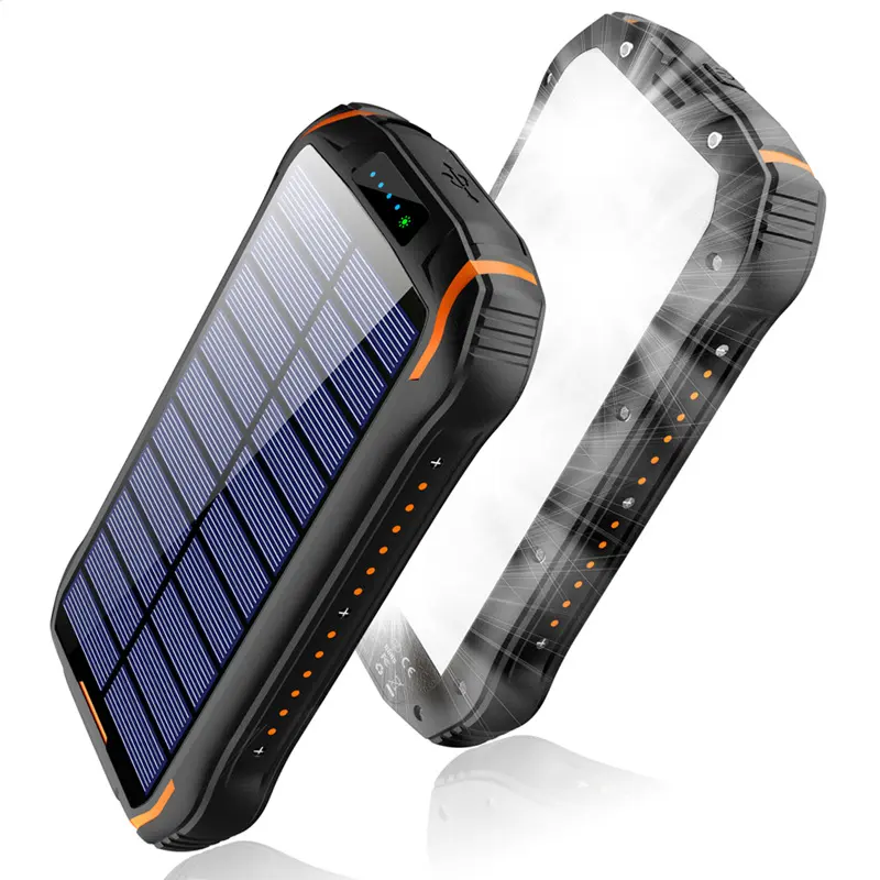 Solar Power Bank 26800Mah Outdoor Emergency Highlight Camping Light
