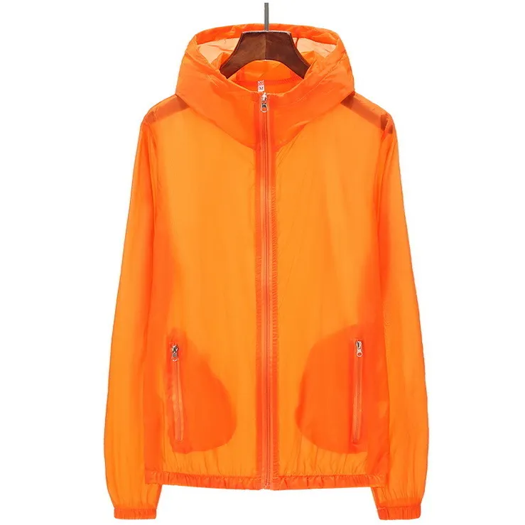 Summer Thin Breathable Windbreaker Plus Size Couple Skin Clothes Student Fishing Clothes - 5 Color-5Xl