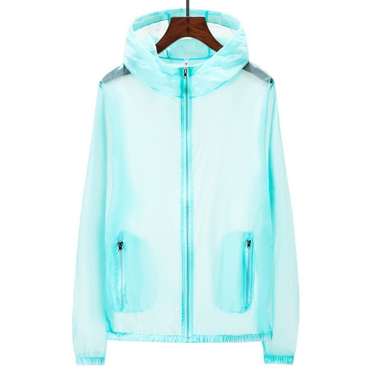 Summer Thin Breathable Windbreaker Plus Size Couple Skin Clothes Student Fishing Clothes 7 Color 2Xl - Shop at LoveMi