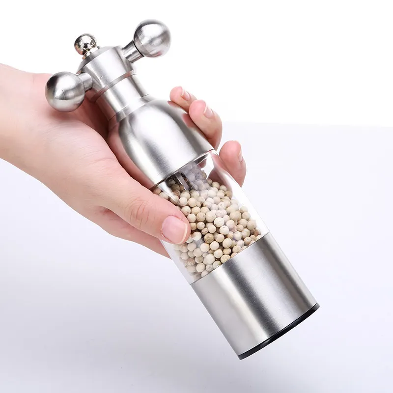 Pepper Mill Gadgets Pepper and Salt Grinder Grinding 4 Color Garlic Grinding Spice Grinder Kitchen Creative Tools BBQ Accessory – image 4