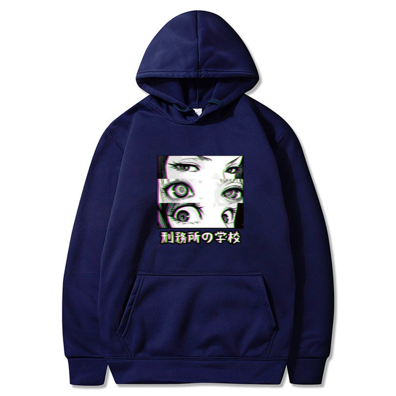 SENPAI Hooded Sweatshirt Men's and Women's Sweatshirt Jacket Navy - Shop at LoveMi