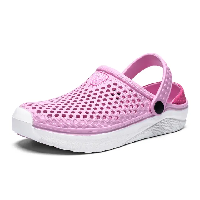 Summer Dongdong Shoes Men'S Dual Use Trend Small Size 36 Outdoor 37 Sandals Lovers Beach Baotou Sandals Pink - Shop at LoveMi