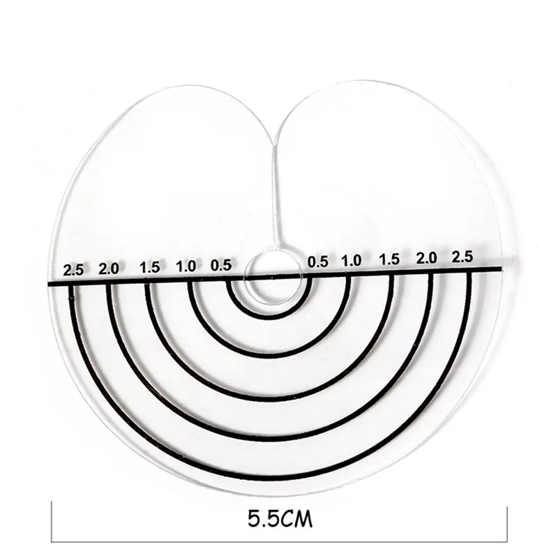 Hair Extension Piece Round Tool with Scale and Heat