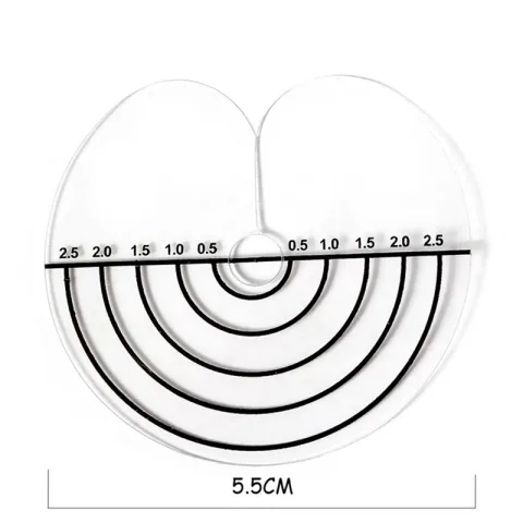 Hair Extension Piece Round Tool with Scale and Heat