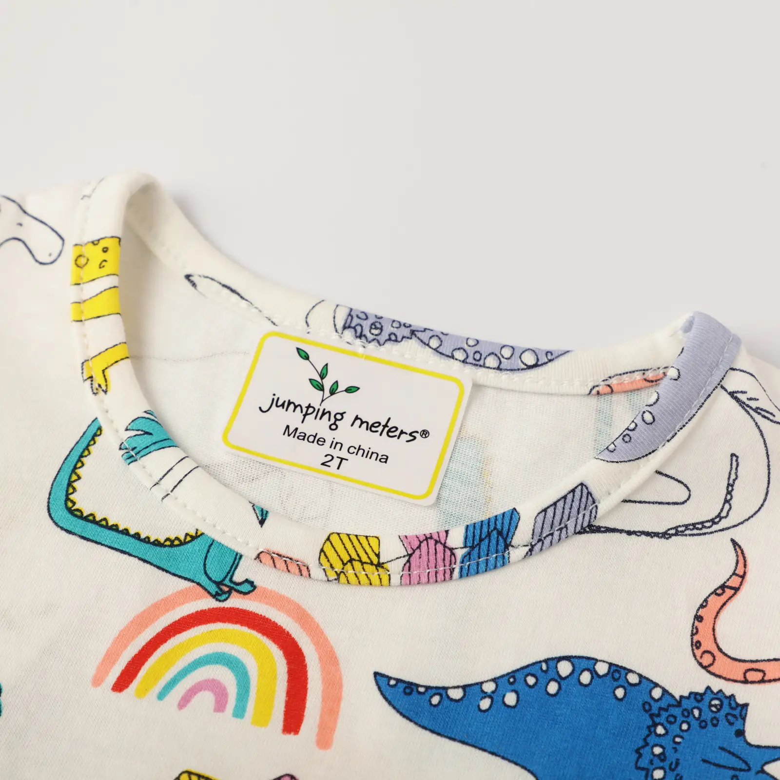 Girls Stitching Dress Summer Fashion Printing Princess Dress Children'S Cotton Skirt