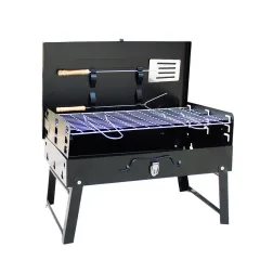 Outdoor Portable Charcoal Grill Folding Box Grill Gift Barbecue Grill Sales - The New - View 1