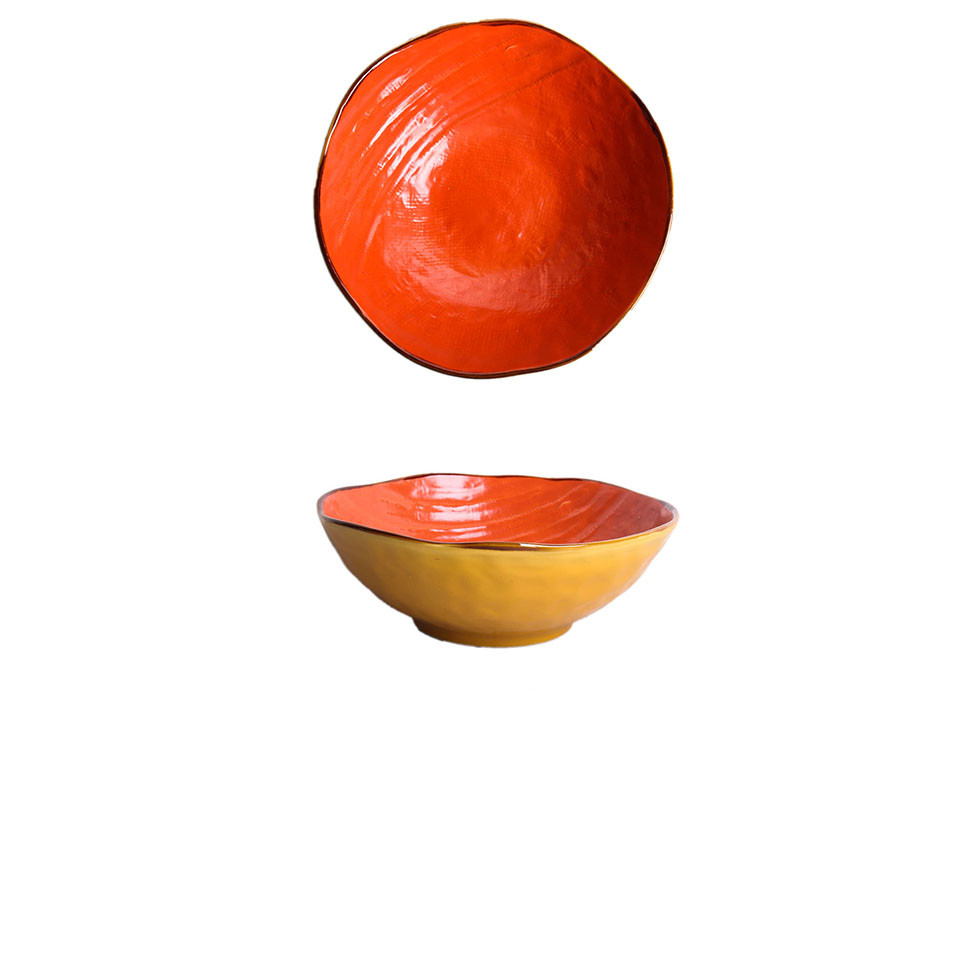 Title 19, Creative Ceramic Retro Big Soup Bowl Household ...