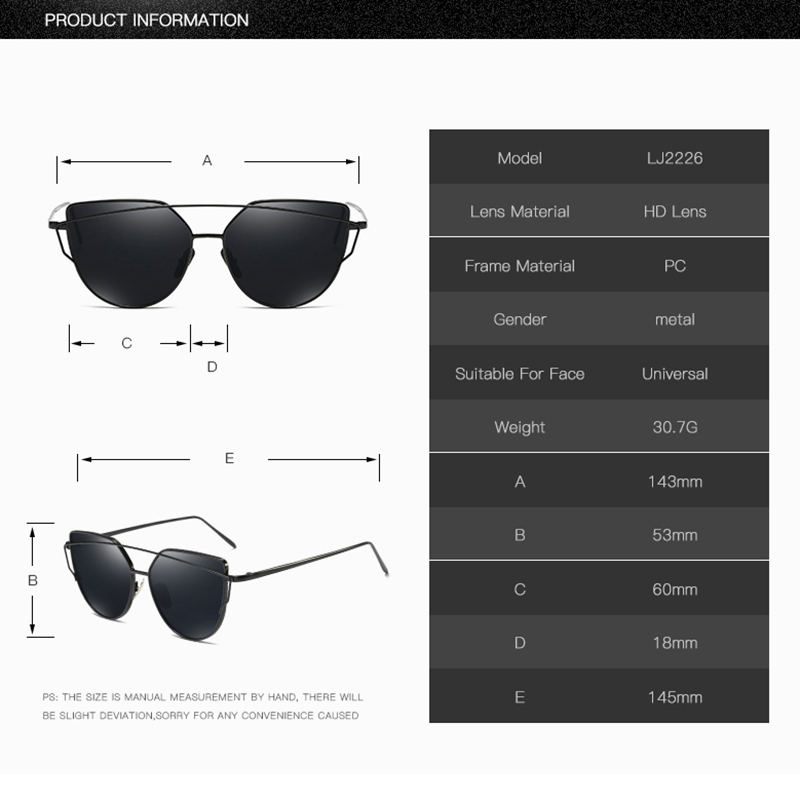 Title 3, Cat Eye Sunglasses Cupronickel Frame Material C...