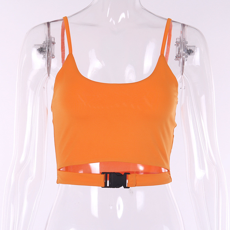  3 Colors Hot Summer Colors Women's Buckle Vest