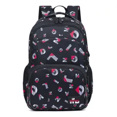 Simple Junior High School Student Schoolbag For Elementary School Students - Black - View 1