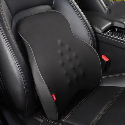 Car Electric Headrest Car Seat Lumbar Cushion Memory Foam