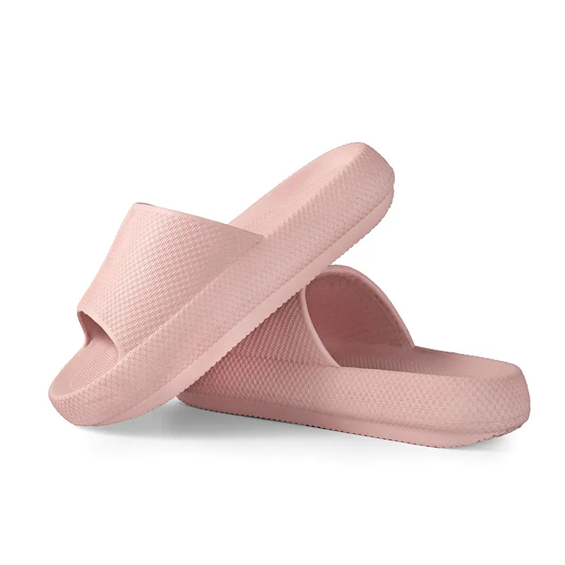 Non-Slip Cushion Slippers - Pink