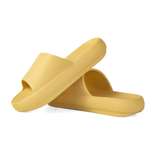 Non Slip Cushion Slippers Yellow - Shop at LoveMi