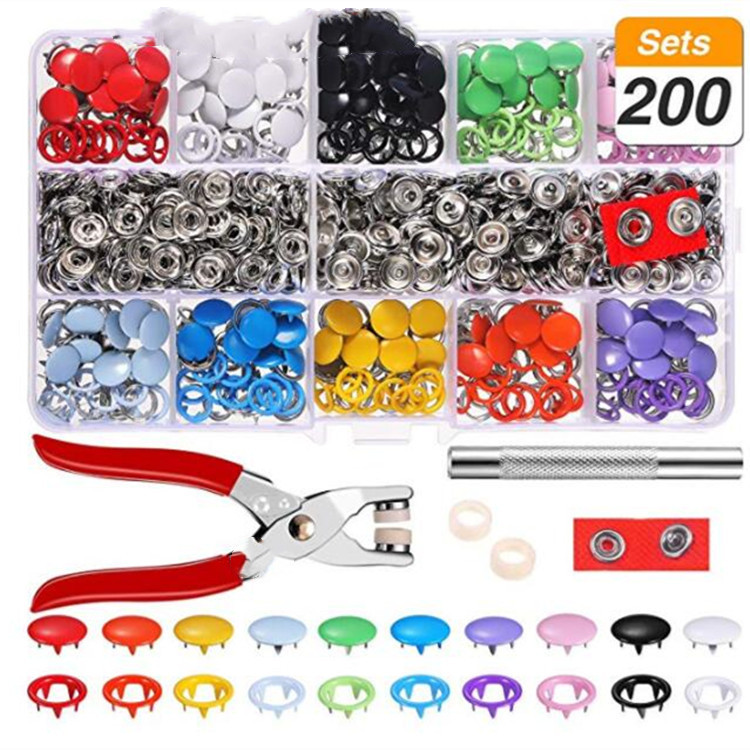 9.5MM Hollow Color Five Prong Button — foto 11