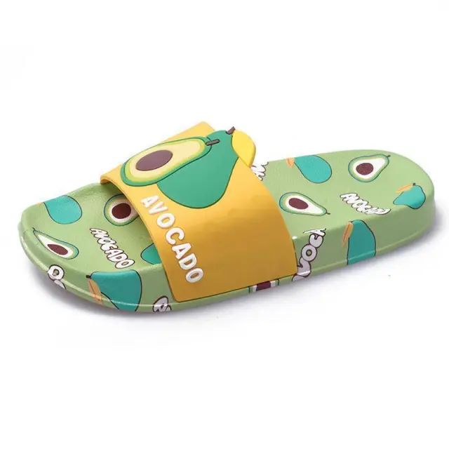 REAVE CAT New Women Slippers Open Toe 2cm Heels Fruit Stylish Cartoon Cute Soft Comfy Non Slip Size 35 39 Summer A3768 Green - Shop at LoveMi