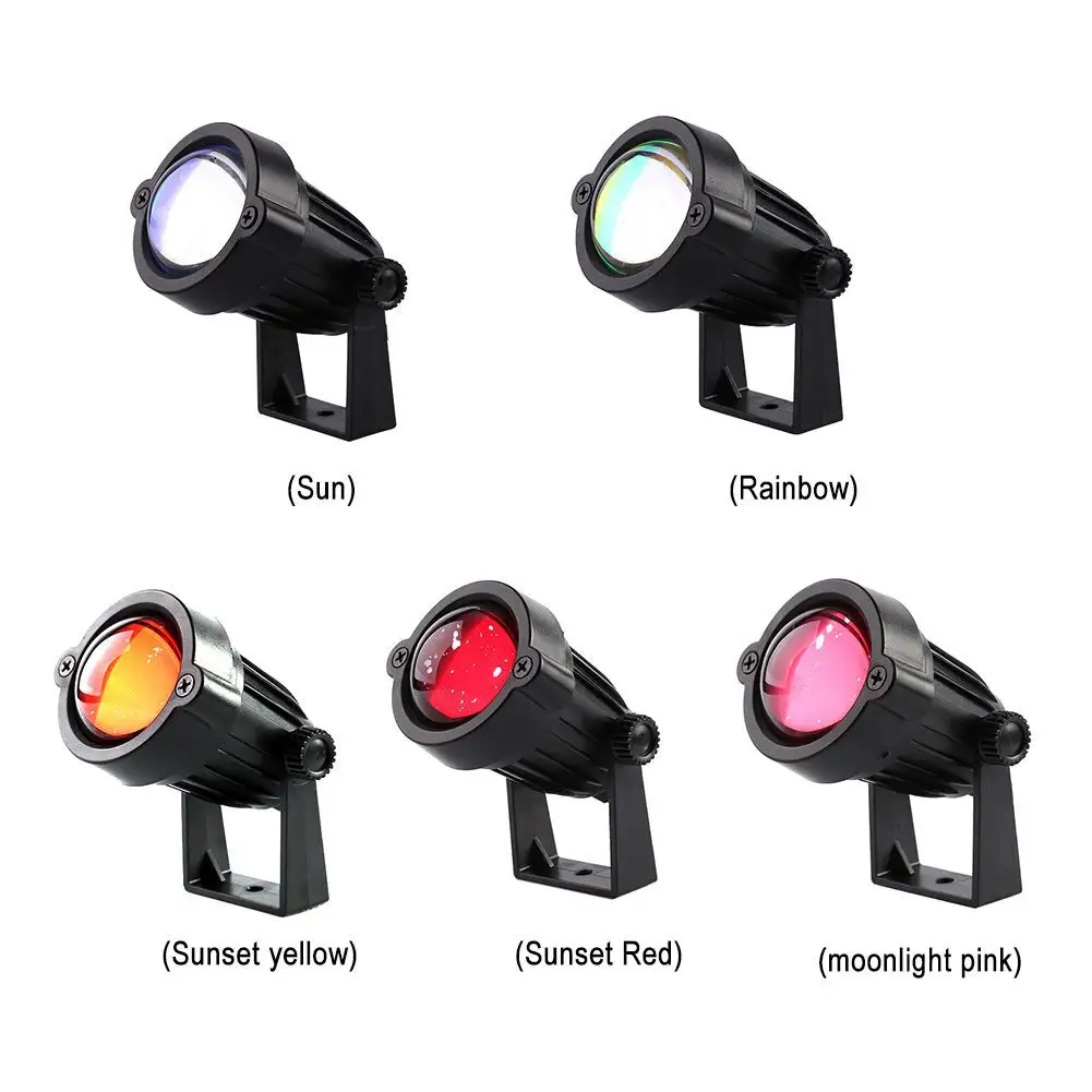 Sunset Lights, Sun Never Setting Rainbow Projection