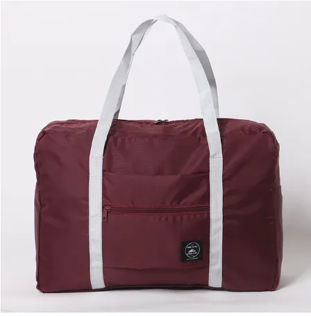 Travel Storage Can Be Put On A Trolley Case Tote Bag Red - Shop at LoveMi