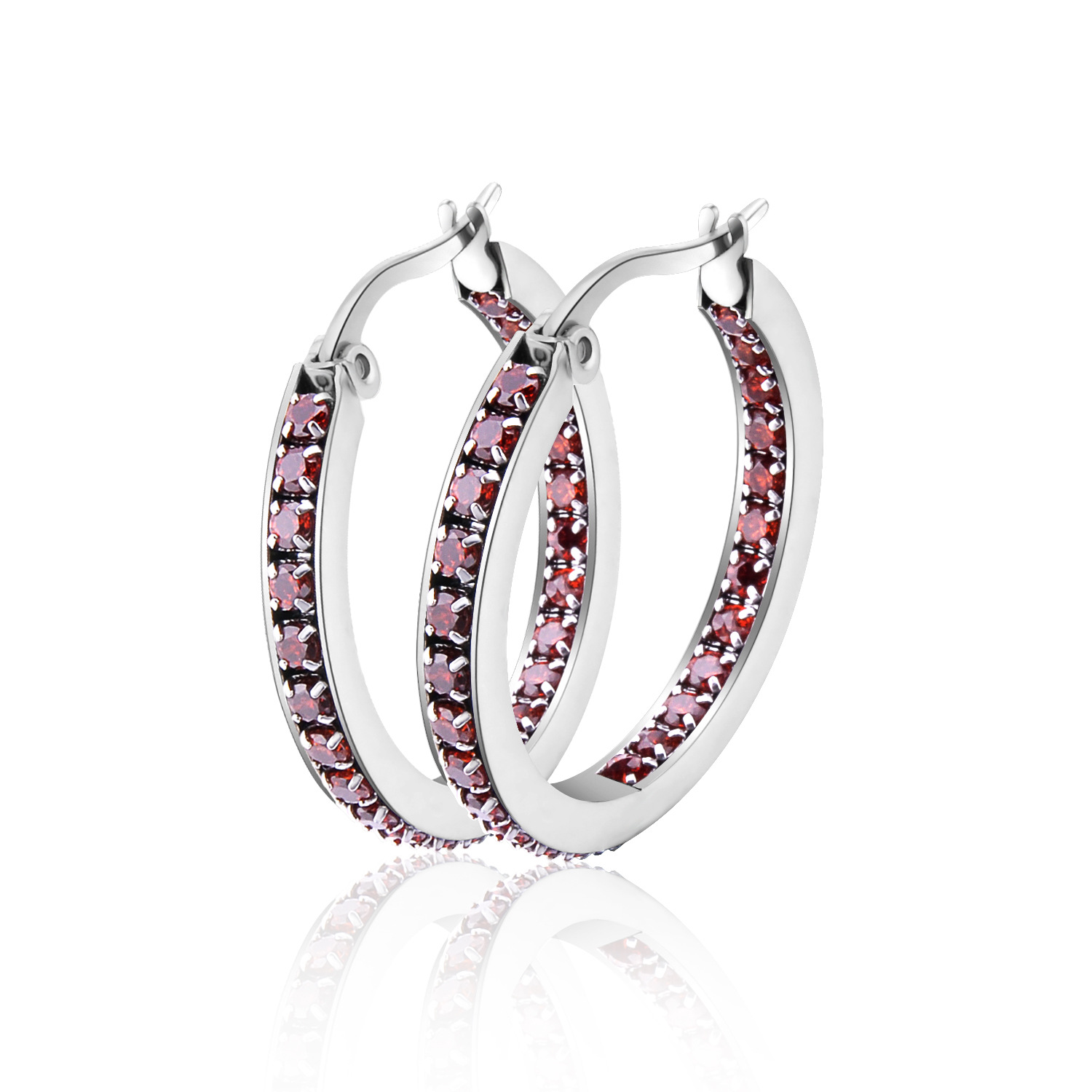 Women's Fashion Quality Titanium Steel Diamond Earrings