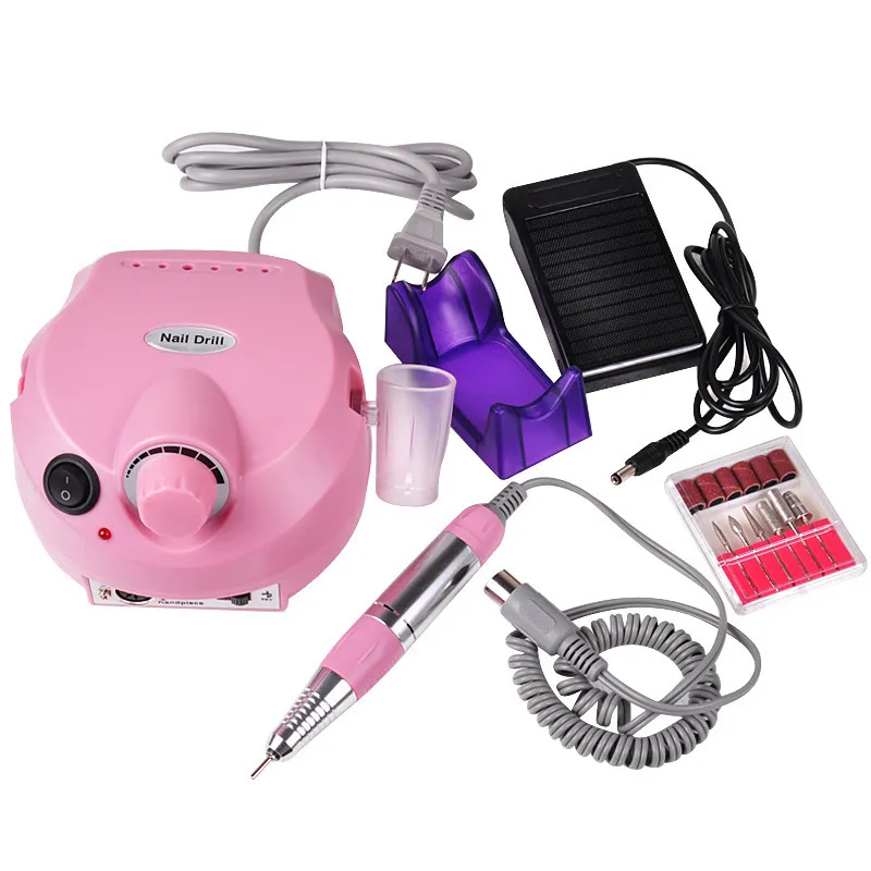 Nail Tools 25000 Rpm Us-202 Electric Nail Polisher Nail Polisher Pink - Pink