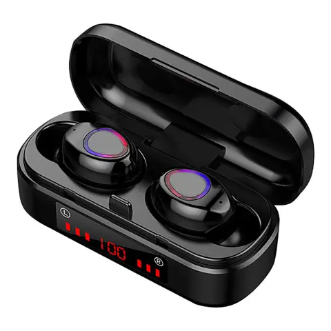 Wireless Bluetooth Touch Headset Mini Binaural Tws Battery Display