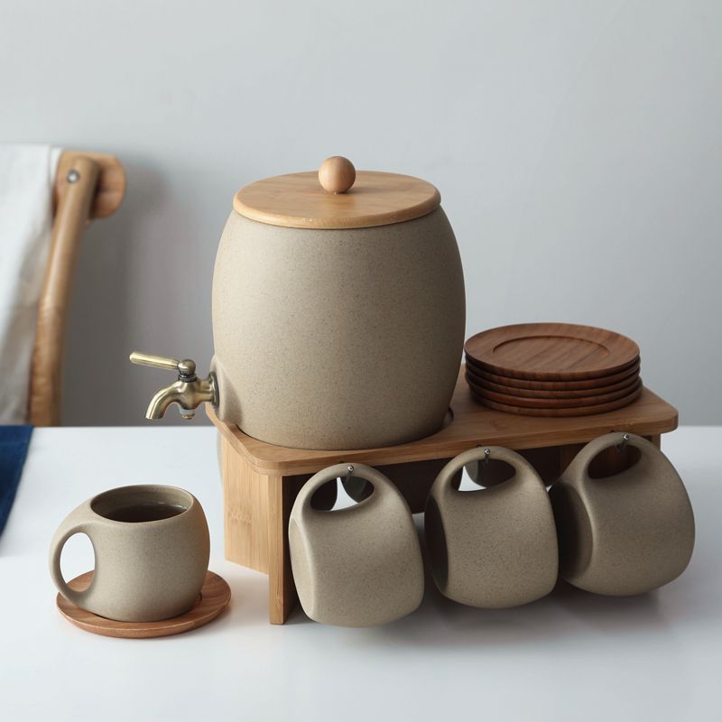 Creative Ceramic Cup Set Household Cup Bottle