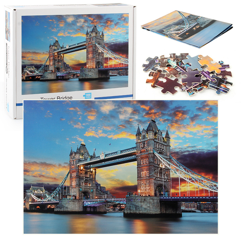 Title 4, 1000-Piece Puzzle Toy For Adults, Tower Bridge ...