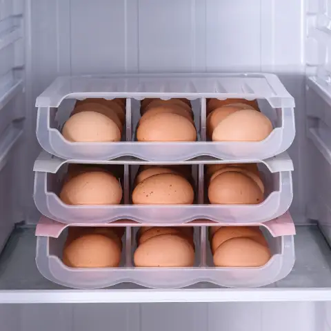 Drawer-Type Ventilated Storage for Egg Box